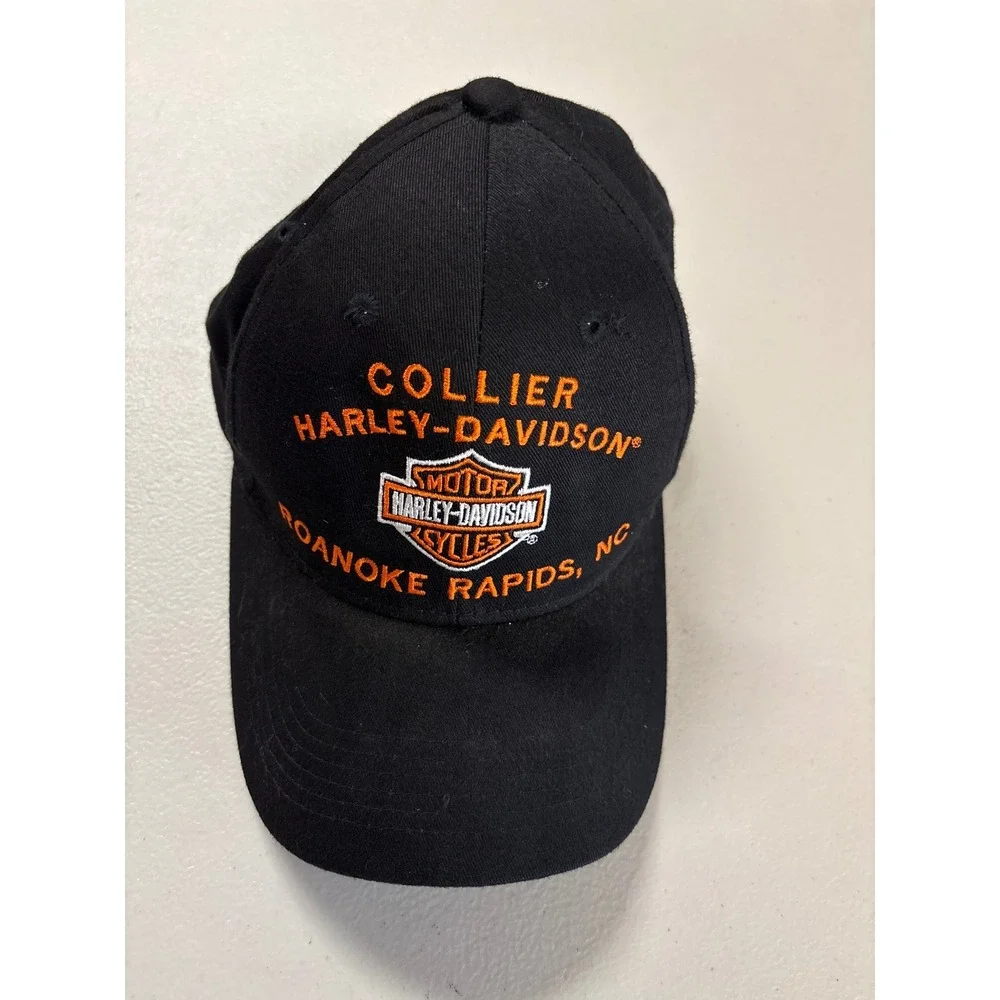 Harley-Davidson Men's OSFM Black Good Collier Roanoke Rapids NC Hat Baseball Cap